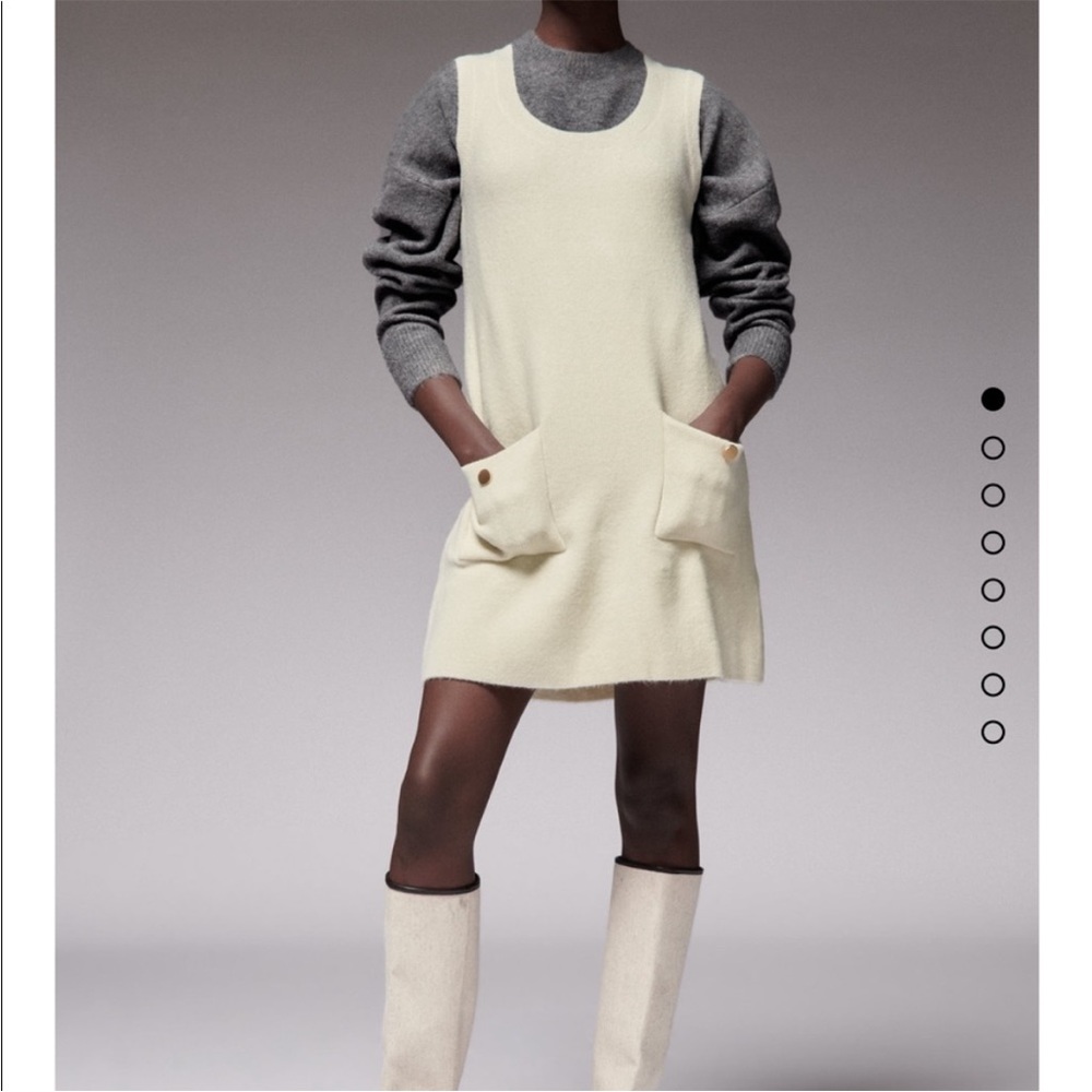 Zara Sleeveless Sweater Dress Size Small